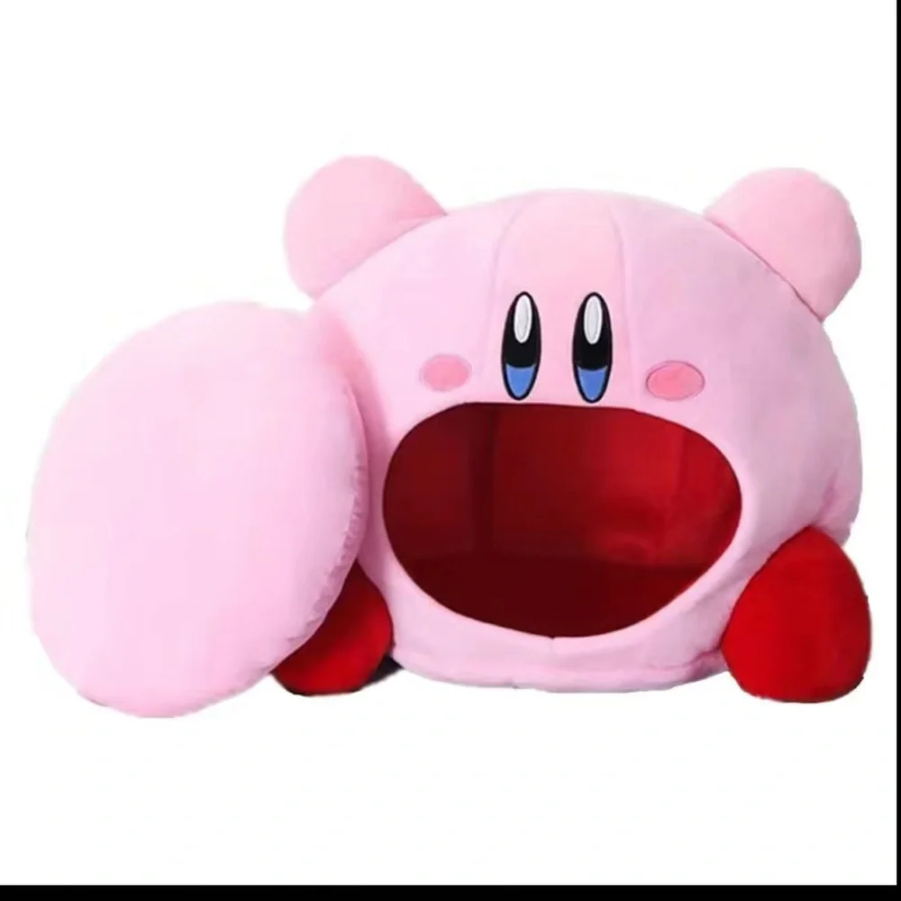Kirby plush pet bed with detachable pillow